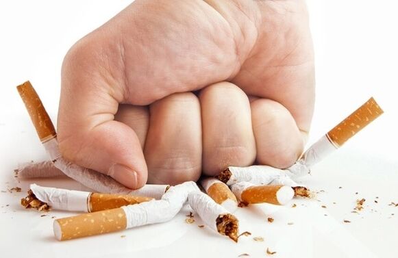 Prenehanje kajenja, po katerem se pojavijo spremembe v telesu